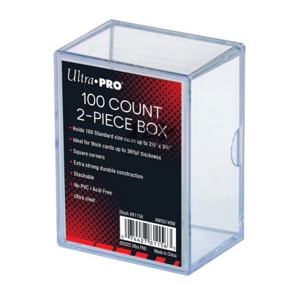 Ultra Pro kártya tároló doboz 100 kártyához - kétrészes