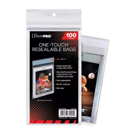 Ultra Pro Vékony tok One Touch visszazárható "bugyi" csomag mágneses tokokhoz (100db / csomag)