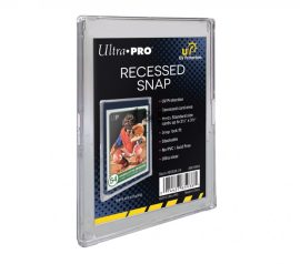 Ultra Pro UV Recessed Mini Snap kártya tartó széles peremmel
