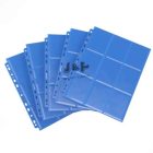 Gamegenic 18 zsebes kártya tartó lap 11 lyukú, oldaltöltésű kétoldalas mappalap /db - fekete