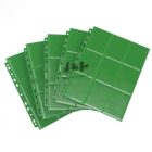 Gamegenic 18 zsebes kártya tartó lap 11 lyukú, oldaltöltésű kétoldalas mappalap /db - fekete