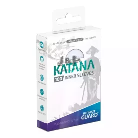   Ultimate Guard Katana Inner Sleeves Japanese Size 60x87,5 mm - Átlátszó (100db/csomag)