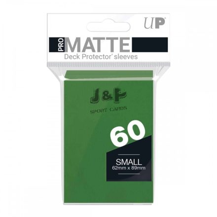Ultra Pro Small Sleeves Pro-Matte kártyavédő fólia "bugyi" csomag 62x89mm - zöld