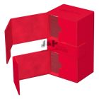 Ultimate Guard Twin Flip'n'Tray 200+ XenoSkin Monocolor Red