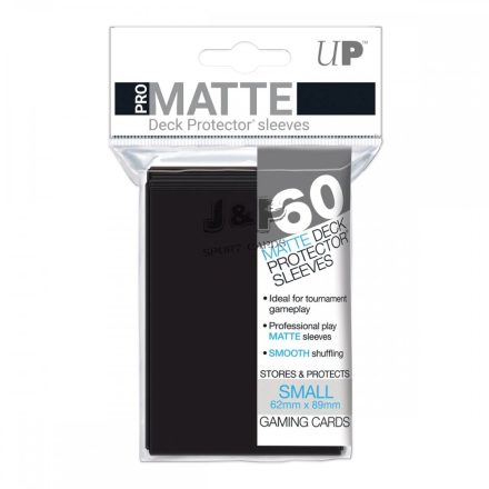 Ultra Pro Small Sleeves Pro-Matte fekete