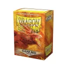 Dragon Shield Matte Art Sleeves - Clear Red