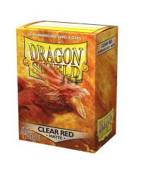 Dragon Shield Matte Art Sleeves - Clear Red