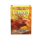 Dragon Shield Matte Art Sleeves - Clear Red