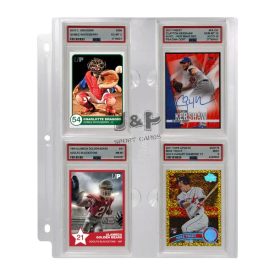 Ultra Pro Page for Graded Beckett Slabs 4 helyes PSA bevizsgált tokhoz tartó lap