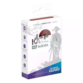 Ultimate Guard Katana Sleeves Japanese Size red 62x89mm