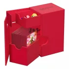 Ultimate Guard Flip'n'Tray Deck Case 80+ Standard Size XenoSkin red