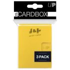 Ultra Pro Deck Box PRO 15+ Card Box 3-pack sárga