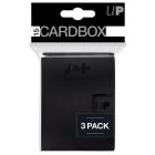 Ultra Pro Deck Box PRO 15+ Card Box 3-pack fekete