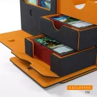 Gamegenic - Games' Lair 600+ komplett szett tartó - Fekete/narancssárga (EXCLUSIVE LINE)