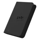 Ultimate Guard Zipfolio 160 XenoSkin cipzáras 8-zsebes prémium portfolió album fekete