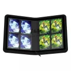 Ultimate Guard Zipfolio 160 XenoSkin cipzáras 8-zsebes prémium portfolió album fekete