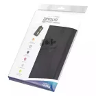 Ultimate Guard Zipfolio 160 XenoSkin cipzáras 8-zsebes prémium portfolió album fekete