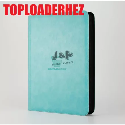 Gemloader Premium toploader tartó album - 4 zsebes Cipzáros - Tiffany
