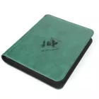 Gemloader Premium toploader tartó album - 4 zsebes Cipzáros - zold