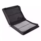 Gemloader Premium toploader tartó album - 4 zsebes Cipzáros - szürke