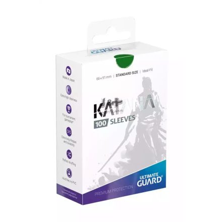 Ultimate Guard Katana Sleeves Standard Size Green 66x91mm