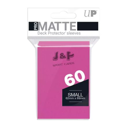 Ultra Pro Small Sleeves Pro-Matte kártyavédő fólia "bugyi" csomag 62x89mm - Világos rózsaszín