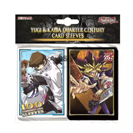 Yu-Gi-Oh! Yugi & Kaiba Quarter Century Card Sleeves - kártya védő fólia