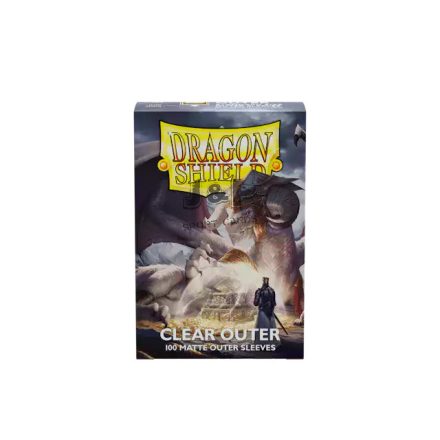 Dragon Shield Matte Outer Sleeves - Standard Size - Clear 