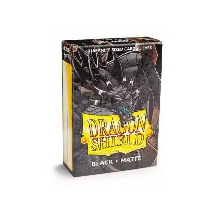 Dragon Shield Matte Black 60 Japanese Size