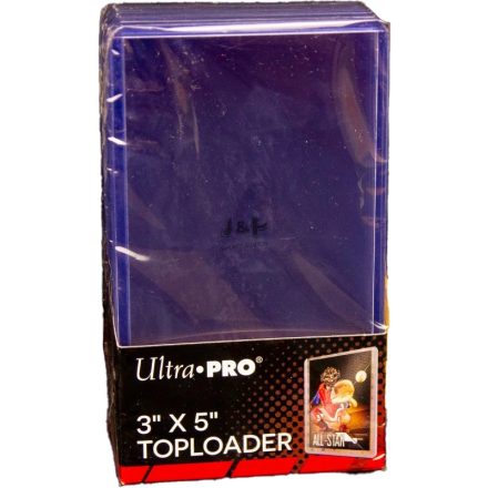 Ultra Pro toploader 3" x 5" színtelen - doboz (25 db)