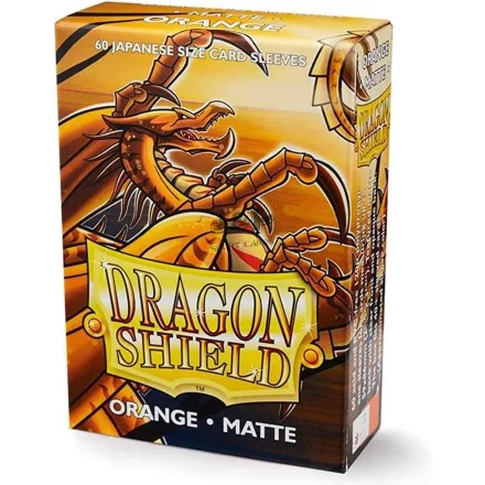 Dragon Shield Matte Orange 60 Japanese Size - Narancssárga