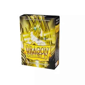 Dragon Shield Matte Yellow 60 Japanese Size - Sárga