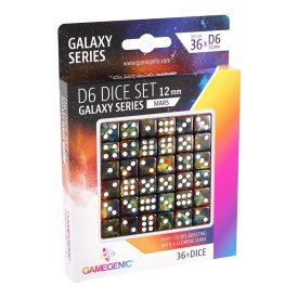   Gamegenic Galaxy Series D6 Dice Set 12 mm - Mars dobókocka szett (36 db)