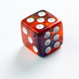 Gamegenic Galaxy Series D6 Dice 12 mm - Mars dobókocka (db)