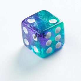   Gamegenic Galaxy Series D6 Dice 12 mm - Neptune dobókocka (db)