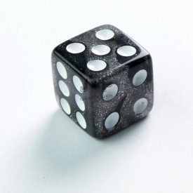 Gamegenic Galaxy Series D6 Dice 12 mm - Moon dobókocka (db)