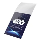 Gamegenic - Star Wars: Unlimited Art Sleeves - Card Back Blue 66x91mm - kártya védő fólia
