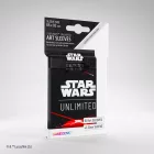 Gamegenic - Star Wars: Unlimited Art Sleeves - Card Back Red 66x91mm - kártya védő fólia