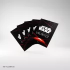 Gamegenic - Star Wars: Unlimited Art Sleeves - Card Back Red 66x91mm - kártya védő fólia