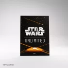 Gamegenic - Star Wars: Unlimited Art Sleeves - Card Back Orange 66x91mm - kártya védő fólia