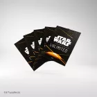 Gamegenic - Star Wars: Unlimited Art Sleeves - Card Back Orange 66x91mm - kártya védő fólia