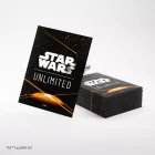 Gamegenic - Star Wars: Unlimited Art Sleeves - Card Back Orange 66x91mm - kártya védő fólia