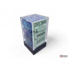 Chessex Gemini D6 Dice 16 mm Blue/light blue - Kék/Világoskék dobókocka doboz (12db)