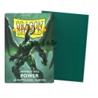 Dragon Shield Japanese size Dual Matte Sleeves - Metallic Green / Power