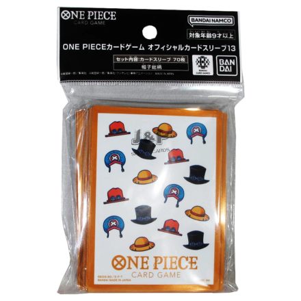 One Piece Card Game: Hat Patterns Official Sleeve Limited Edition Vol.2