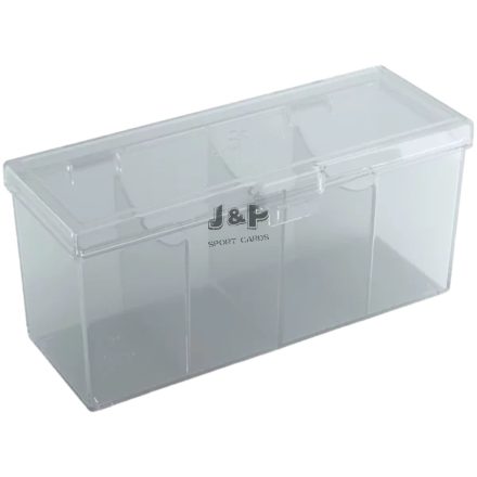 Gamegenic Fourtress 320+ 4 rekeszes kártyatároló doboz - Átlátszó