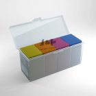 Gamegenic Fourtress 320+ 4 rekeszes kártyatároló doboz - Átlátszó