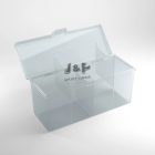 Gamegenic Fourtress 320+ 4 rekeszes kártyatároló doboz - Átlátszó