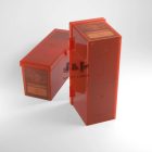 Gamegenic Fourtress 320+ 4 rekeszes kártyatároló doboz - Piros