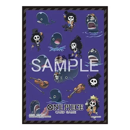 One Piece Card Game: Official Sleeve 14 - Brook & Laboon  - 66x91mm (70db) - kártya védő fólia